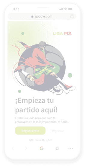 Mockup de LigaMX creado por Launchy